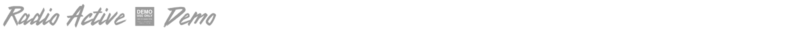 Radio Active font preview